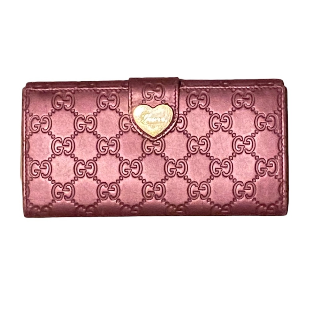 Gucci GG Heart Monogram Bi-fold Continental Wallet - Picture 12 of 12